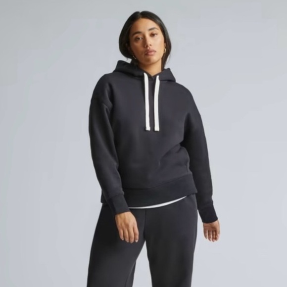 Everlane Black Relaxed Fit Hoodie - Picture 4 of 7